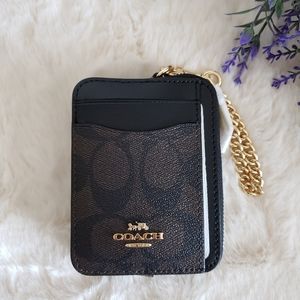Coach zip card case C0058